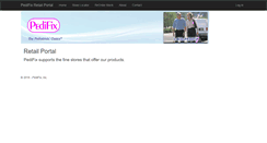 Desktop Screenshot of partners.pedifix.com